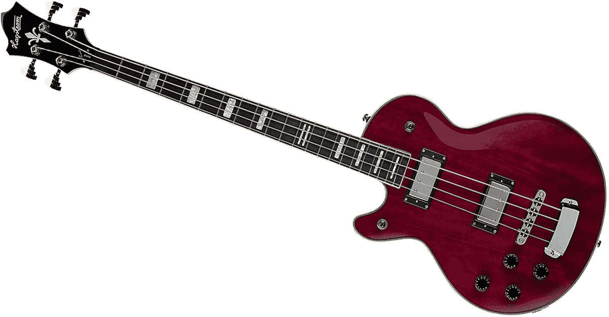 Linkshandige Swede Bass Cherry Red
