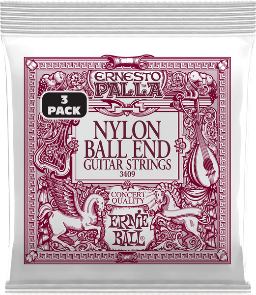 CORDES CLASSIQUE ERNESTO PALLA NYLON NOIR/DORÉ À BOULE - PACK DE 3