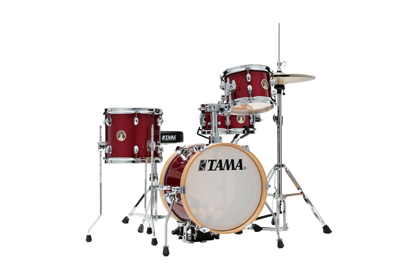 CLUB-JAM FLYER COMPLETE KIT WITH 14" BASS DRUM CANDY APPLE MIST