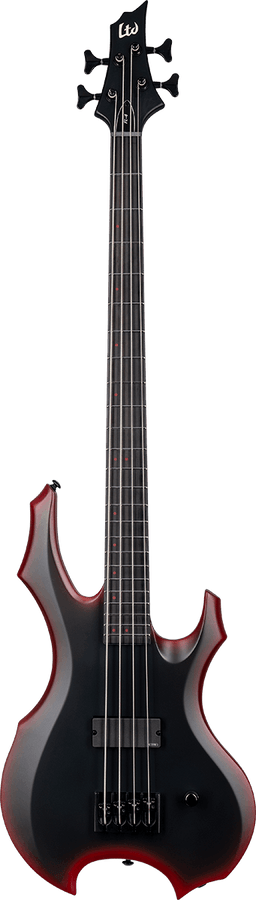 Fl-4 Fred Leclercq Zwart Rood Burst Satijn