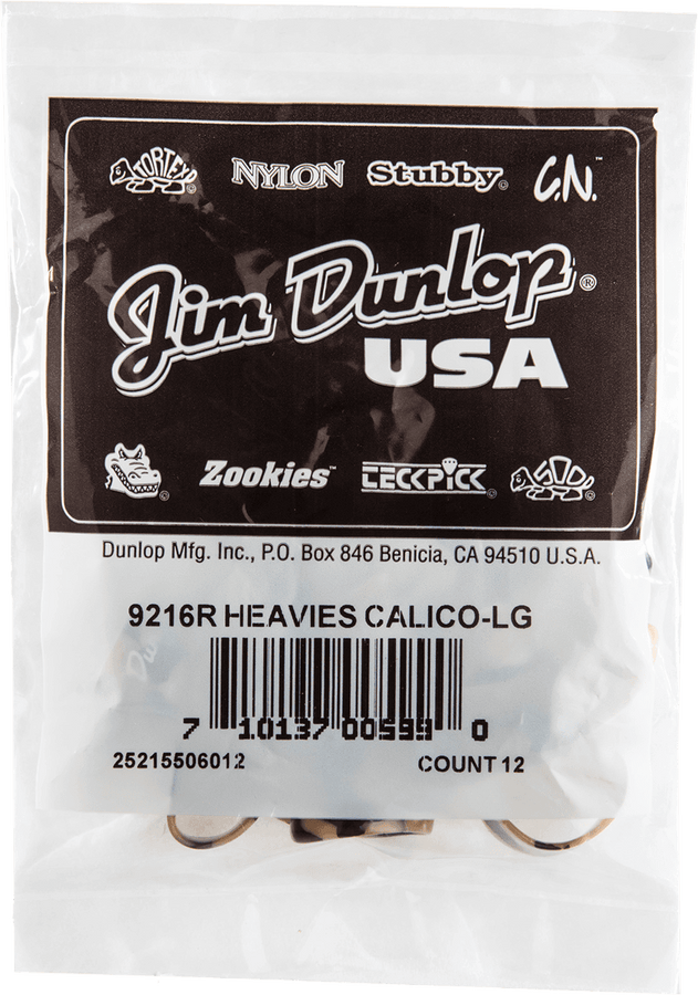 12 x Thumbpick Calico Large