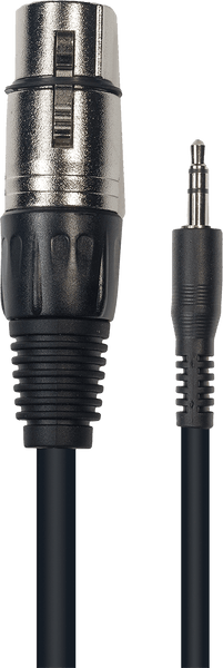 Yellow Cable Stereo Jack-kabel 3,5 mm XLR Vrouwelijk. 3 M
