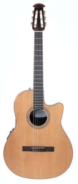 Ovation E-Akoestische Klassieke Gitaar Celebrity Cs Standard Mid Cutaway Natural