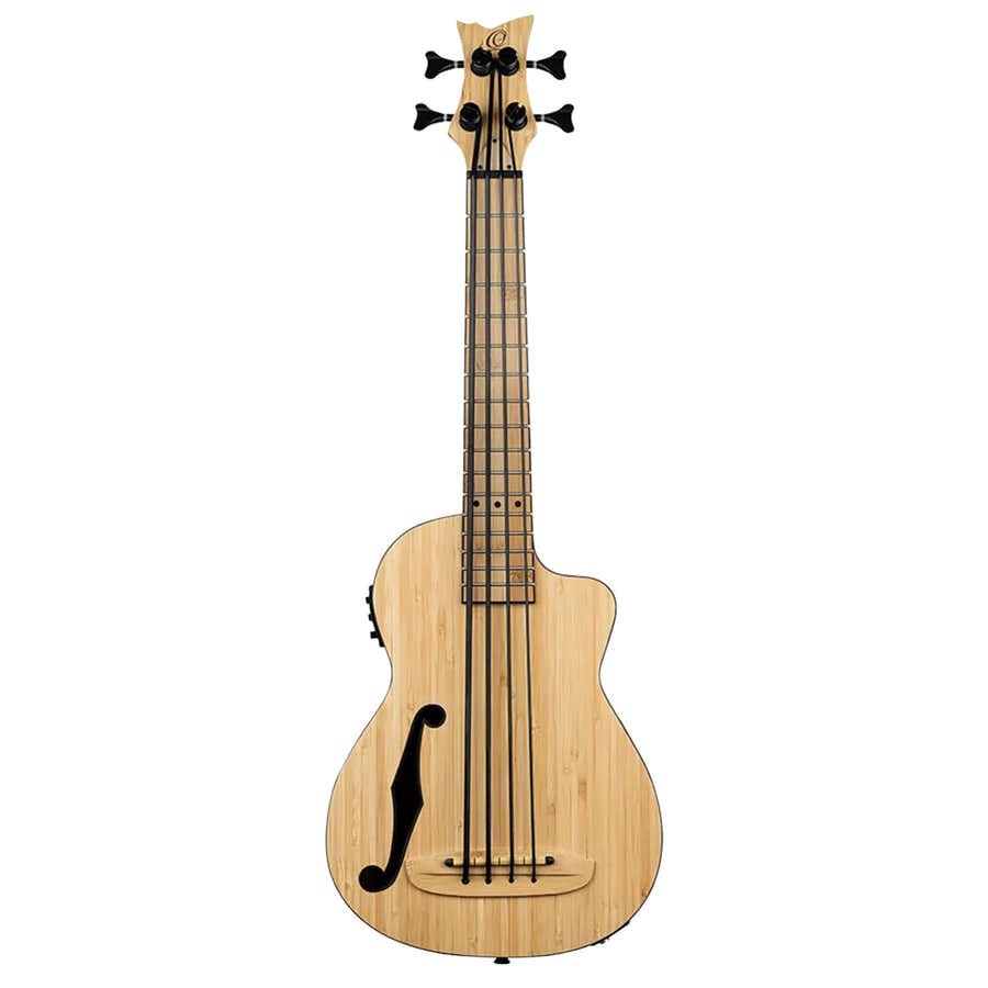 Bassukulele van massief bamboe EQ