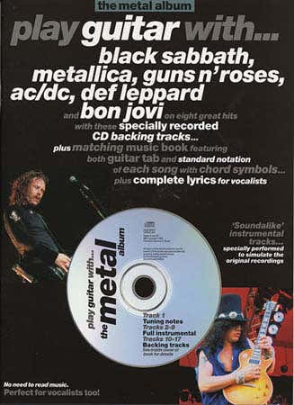 Gitaar spelen met - Metalalbum + CD - Gitaartablatuur