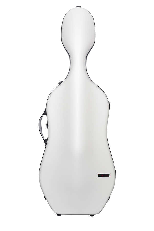 Cellokoffer 4/4 Slim Hightech - Wit
