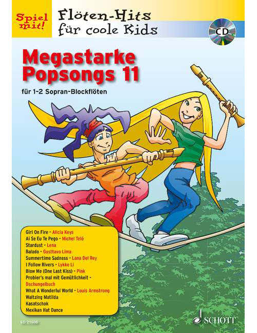 Mégastarke Popsongs Vol. 11 - 1-2 Sopraanblokfluit