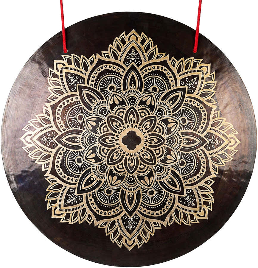 Wind Gong 28" Flower Mandala