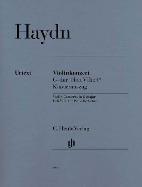 Henle Verlag Haydn J. - Concerto For Violin And Orchestra G Major Hob. Viia:4