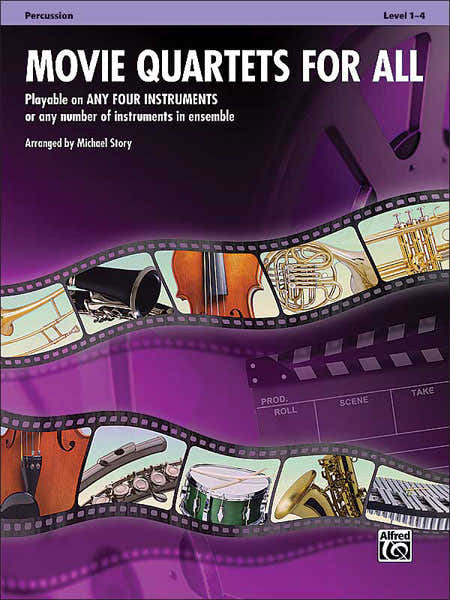 STORY MICHAEL - MOVIE QUARTETS FOR ALL - PERCUSSIE