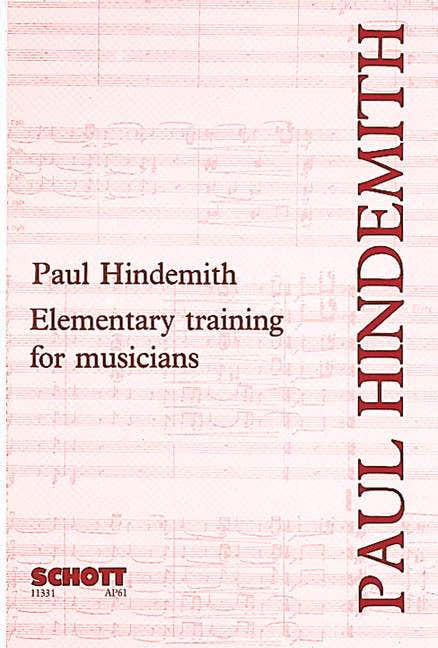 HINDEMITH PAUL - Elementaire training voor musici