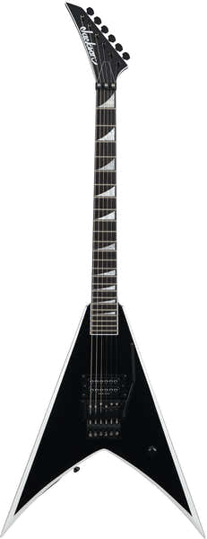 Jackson Guitars King V Signature Wes Borland Pro Series Zwart Met Witte Afschuiningen