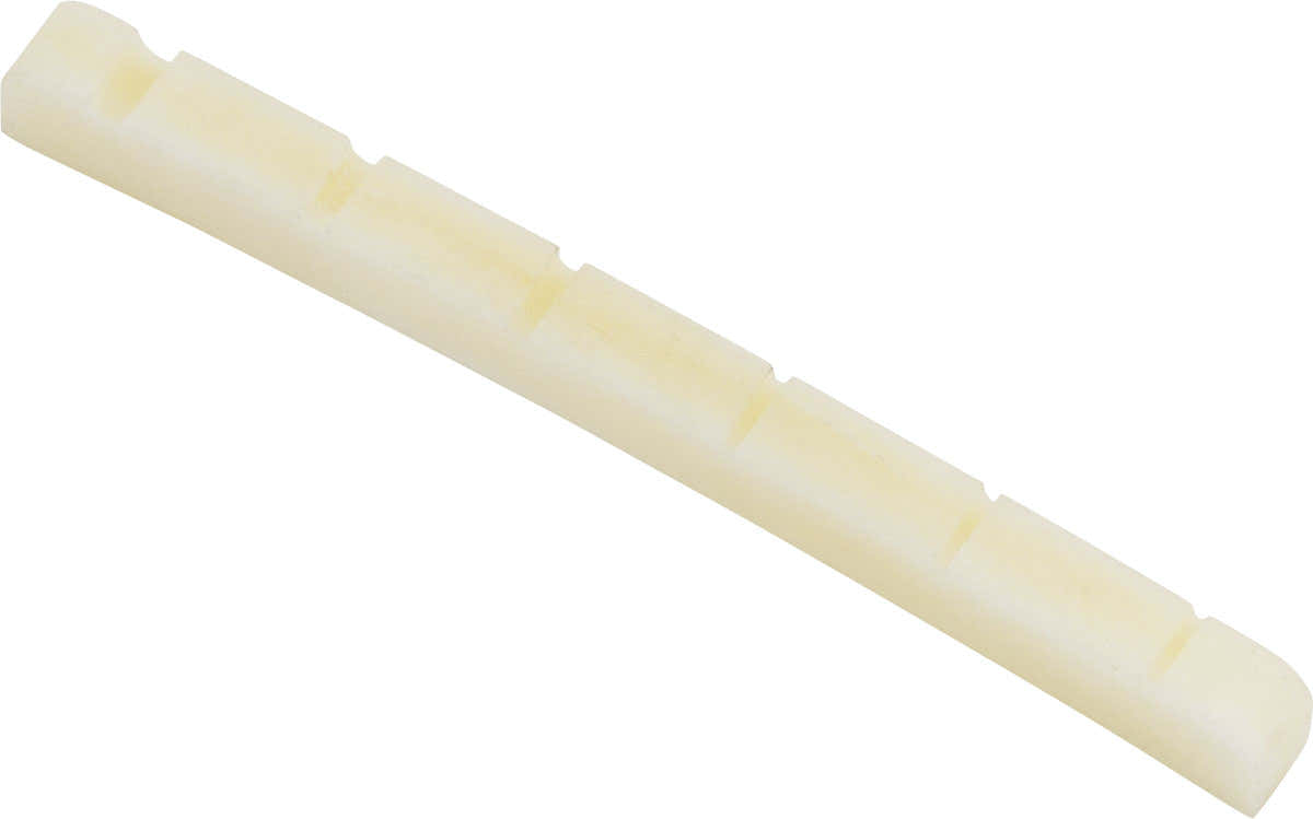 Pre-Slotted Genuine Bone Nut For Electric Guitar 9.5" Radius