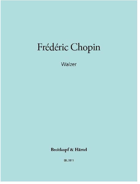 Edition Breitkopf Chopin Frederic - Walzer - Piano