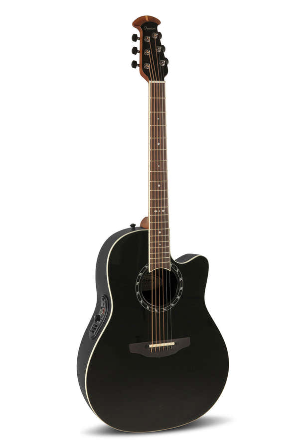 Elektro-Akoestische Gitaar Standard Balladeer Deep Contour Cutaway Black