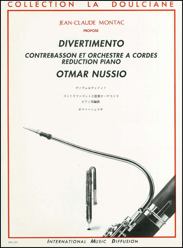 Nussio - Divertimento - Contrebasson et Orch (RéD Piano + Loc)
