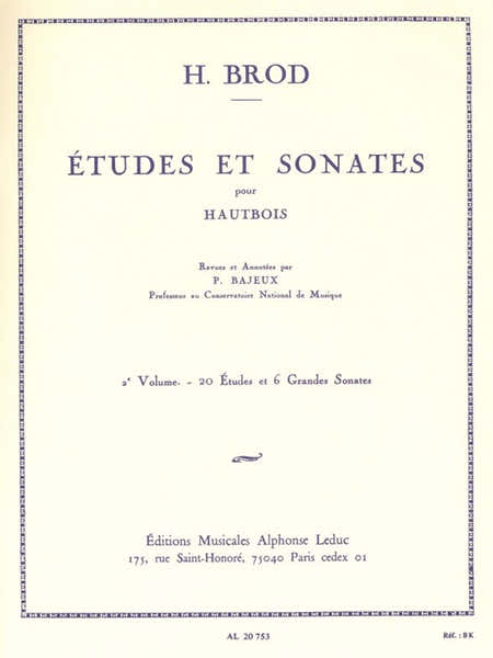 Leduc Etudes et Sonates Vol.2