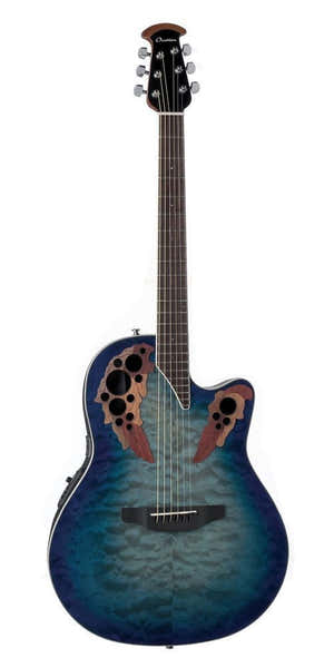 Ovation Elektro-Akoestische Gitaar Celebrity Elite Plus Super Shallow Regal To Natural