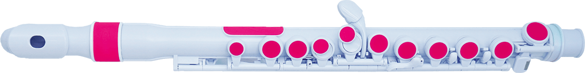 JFLUTE WIT EN ROZE