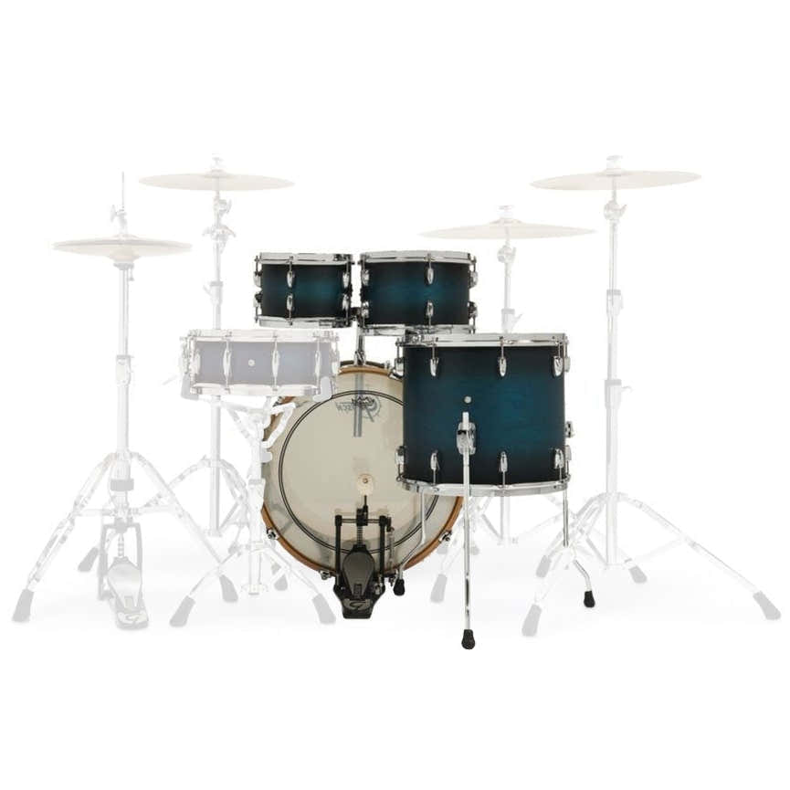 Renown Maple Stage Standard 22 Satin Antique Blue Burst