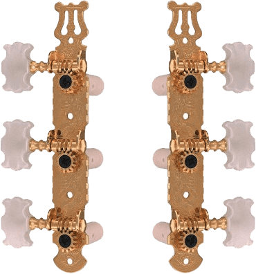 6 Stemmechanieken voor Klassieke Gitaar Verguld
