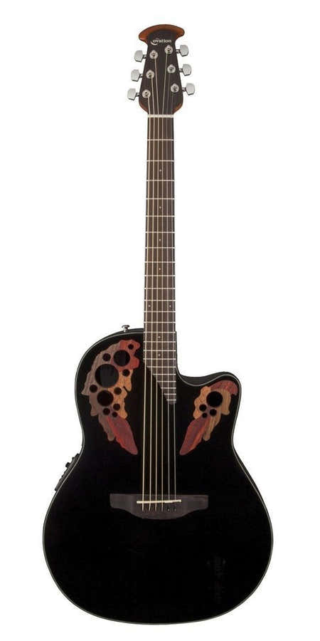 Elektro-Akoestische Gitaar Celebrity Elite Mid Cutaway Black