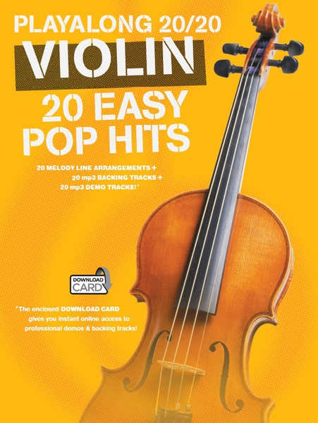 Wise Publications Playalong 20/20 Violin: 20 Easy Pop Hits
