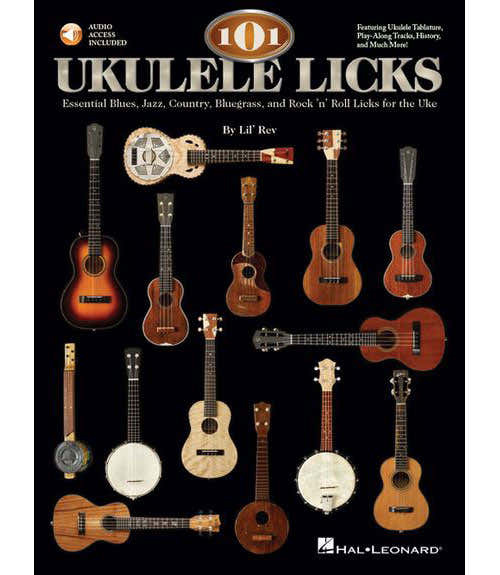 Hal Leonard 101 Ukulele Licks + MP3