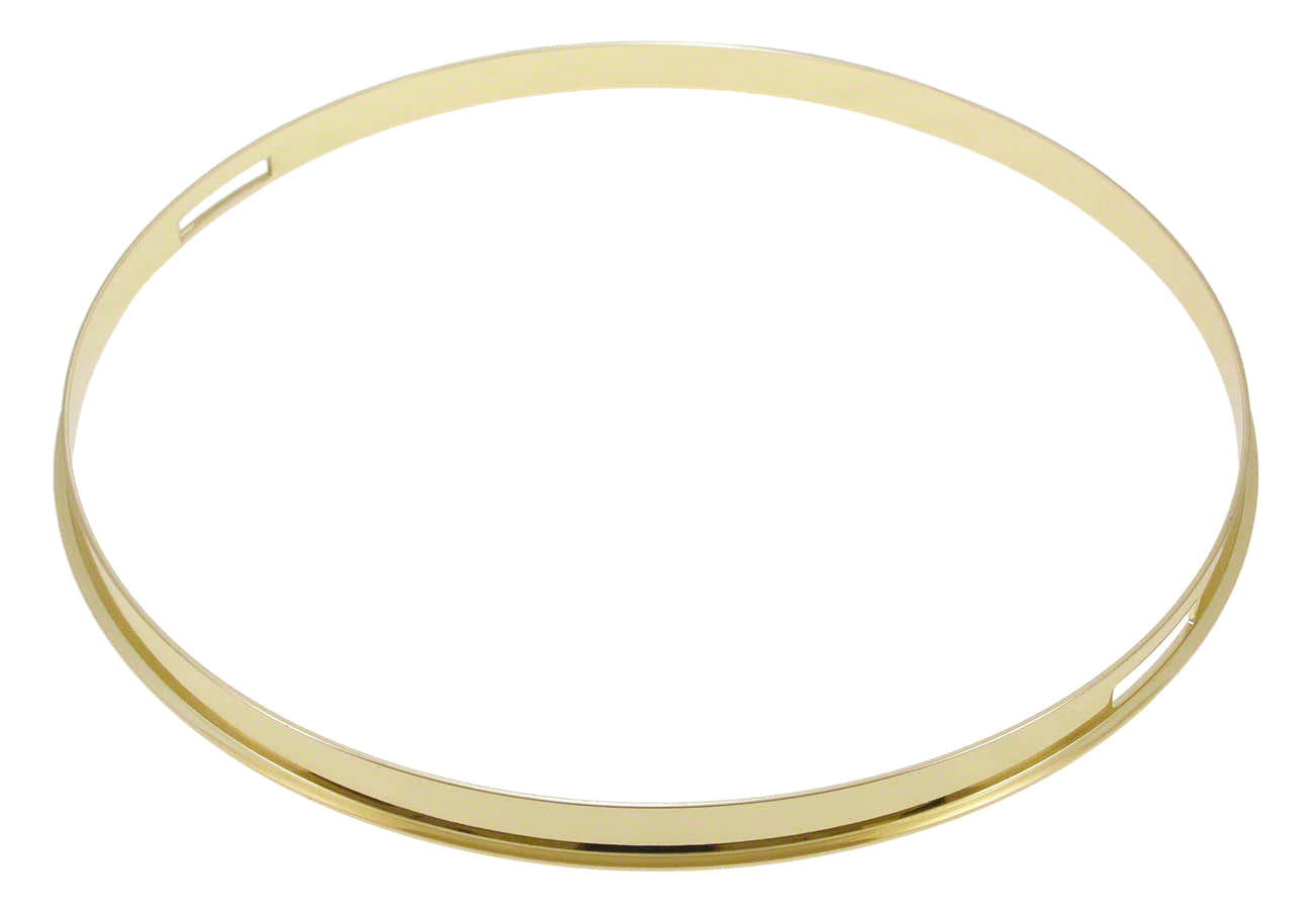 Stalen Hoepel 14" Snarezijde Goud 2.3mm Simple Flange