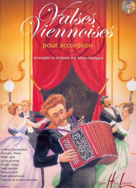 Lemoine Maugain - Valses Viennoises + CD - Accordeon
