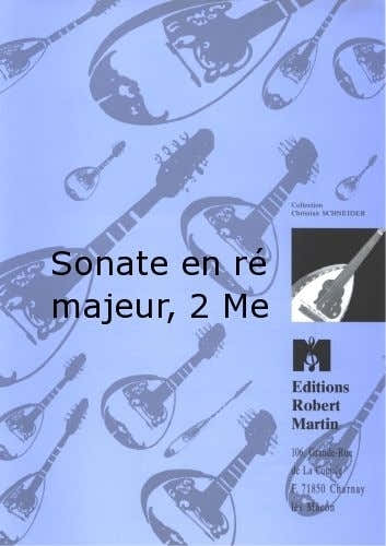 Robert Min Denis - Sonate En R Majeur 2 Mandolines