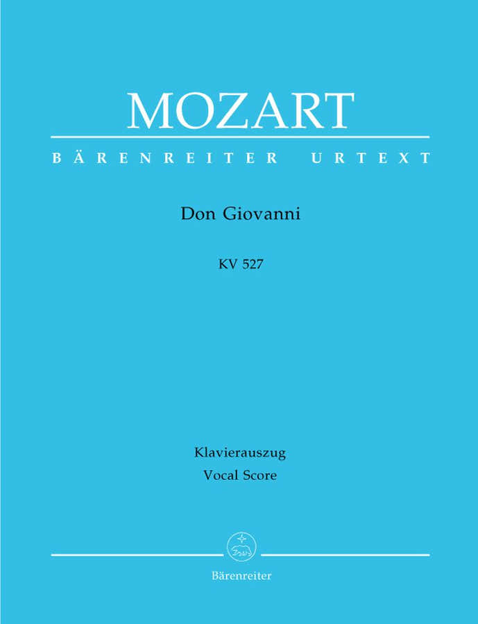 Moz W.A. - Don Giovanni Kv 527 - Vocale reductie Zang Piano