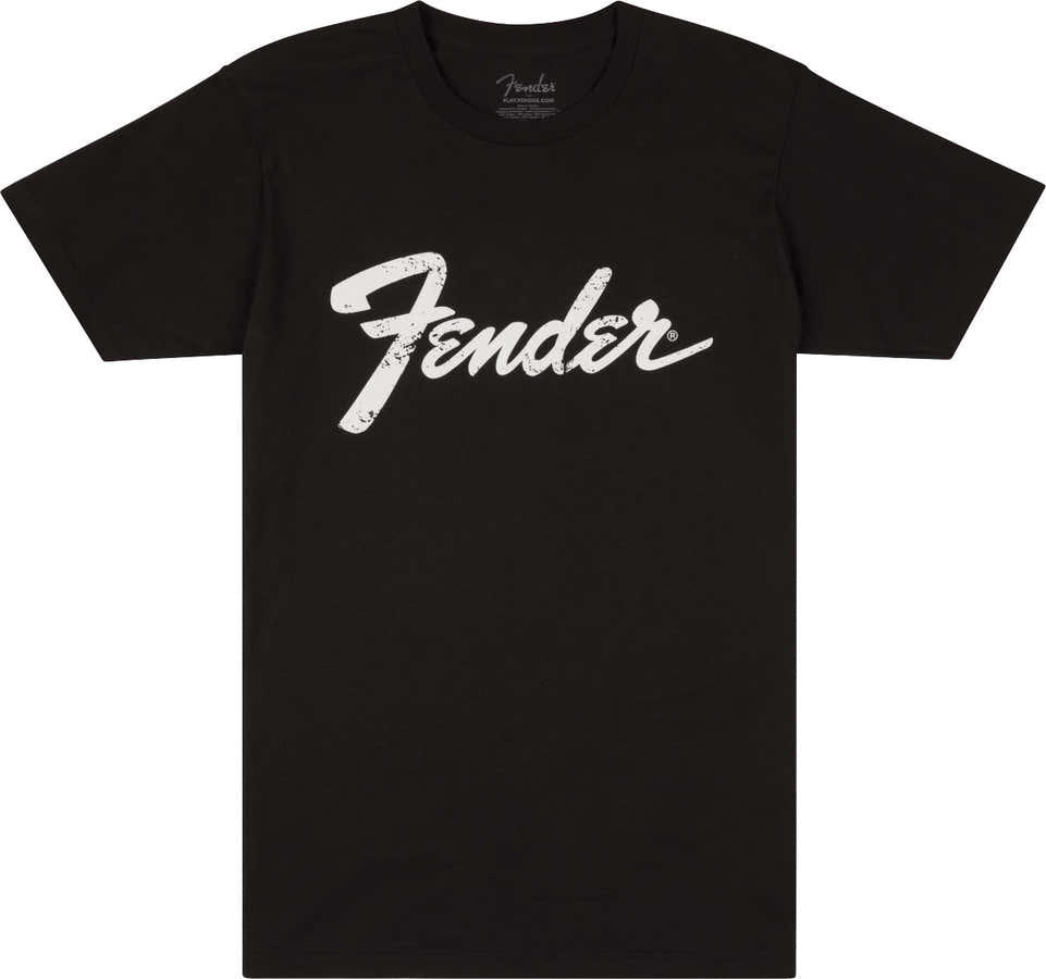 Fender Logo Date Back Tee Black L