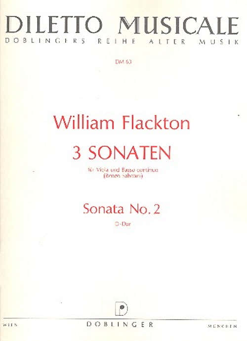 Flackton William - Sonate in D groot - Altviool & Piano