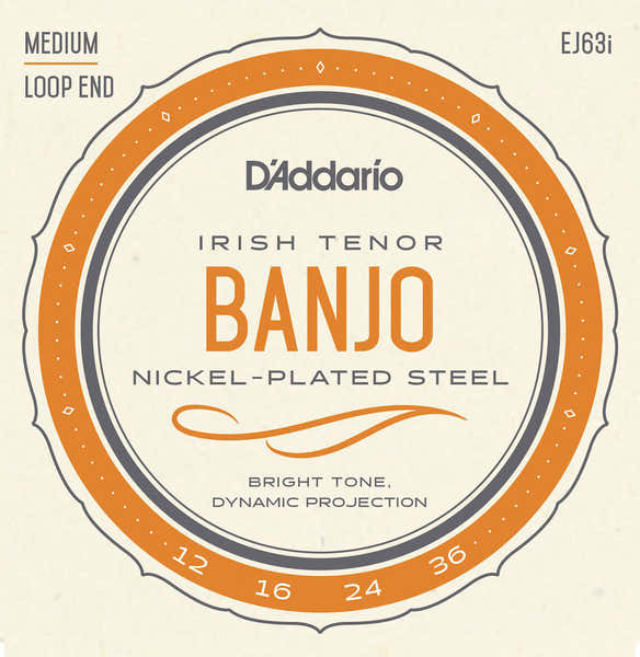EJ63I Snaren voor Banjo Light Tenor Iers 12-36