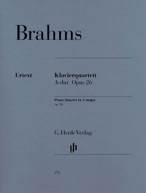 Brahms J. - Piano Quartet A Major Op. 26