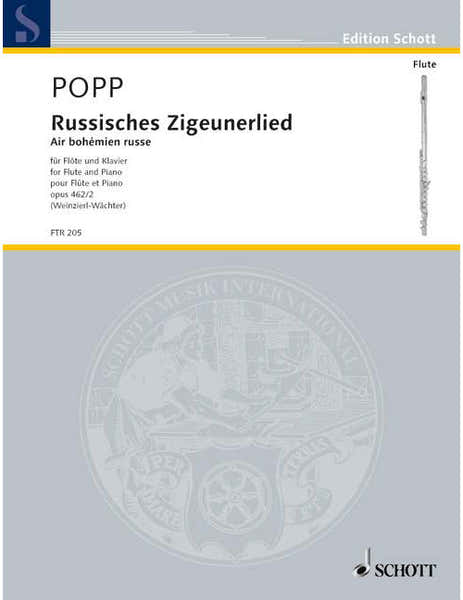 Popp - Air Bohémien Russe Op. 462/2 - Flute et Piano