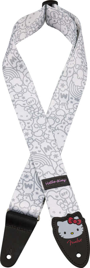 Fender x Hello Kitty Witte Poly-gitaarband 2"