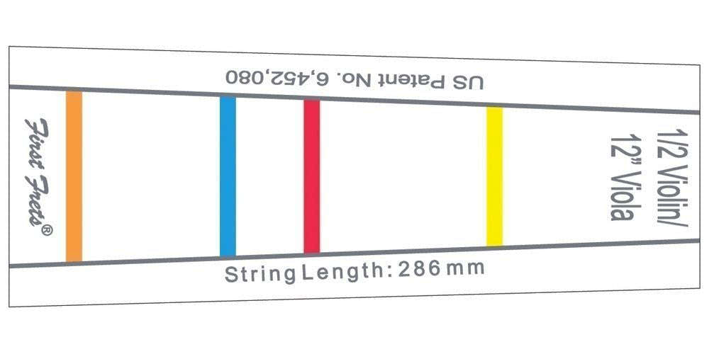 Toetsmarkeringen First Fret 33 MM Voor Viool 3/4 En Altviool 33 CM (13")