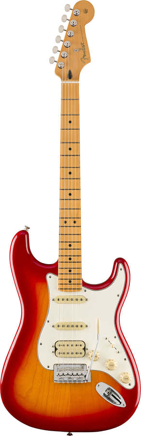 Stratocaster HSS Player II MN Verouderde kersenburst