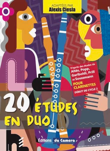 Editions Da Camera Ciesla Alexis - 20 Etudes en Duo - Clarinette