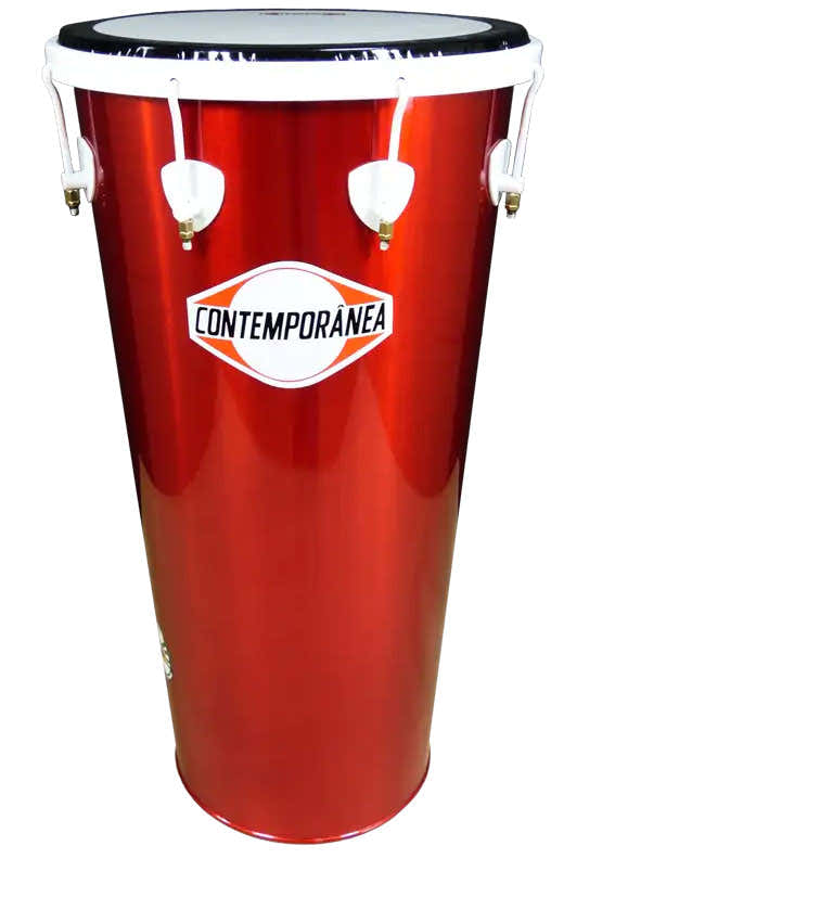 Timbal 14" x 70cm aluminium - 8 spanstangen - Rode Editie ALEGRIA - Pro