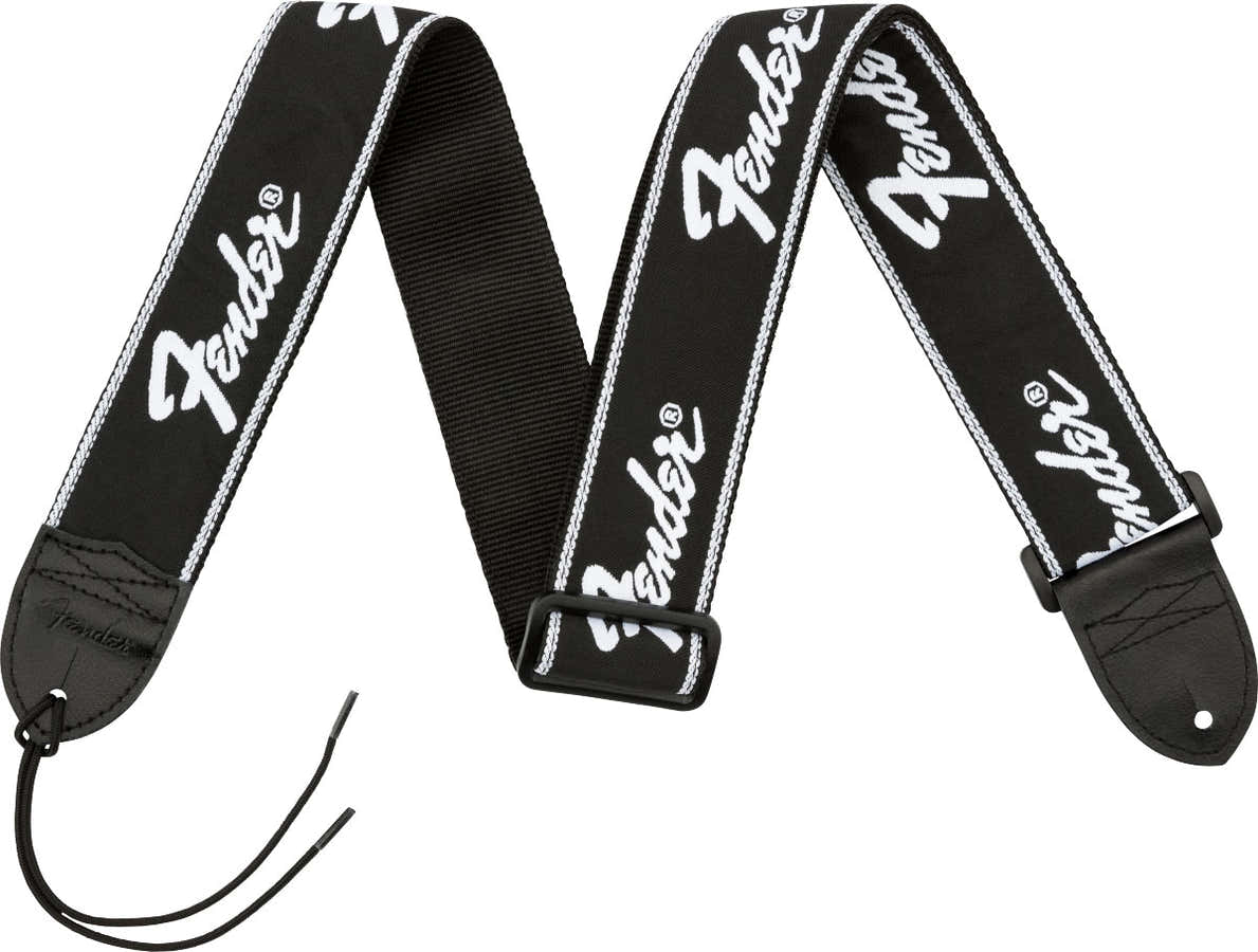 Riem met Running-logo Zwart