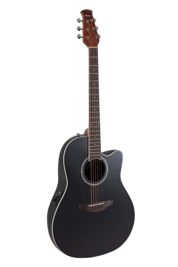 Elektro-Akoestische Gitaar Ab24Ii Cs Mid Cutaway Black Satin