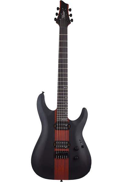 Schecter C-1 Rob Scallon Handtekening Satijn donker gebrand