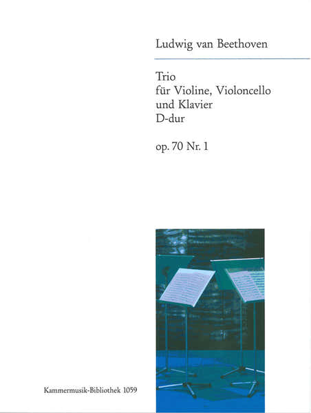 Edition Breitkopf Beethoven - Piano Trio In D Major Op. 70/1