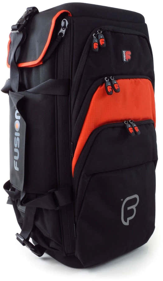 Premium Black/Orange Triple Trumpet Case