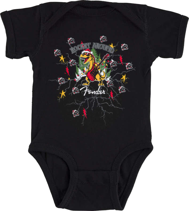 "0-3M" Babyromper Kerstdinosaurus 2025