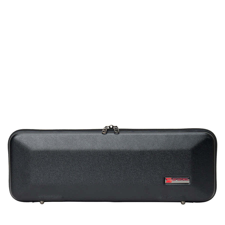 Zwarte Micro Zip Etui - Fluit C/Bes + Piccolo