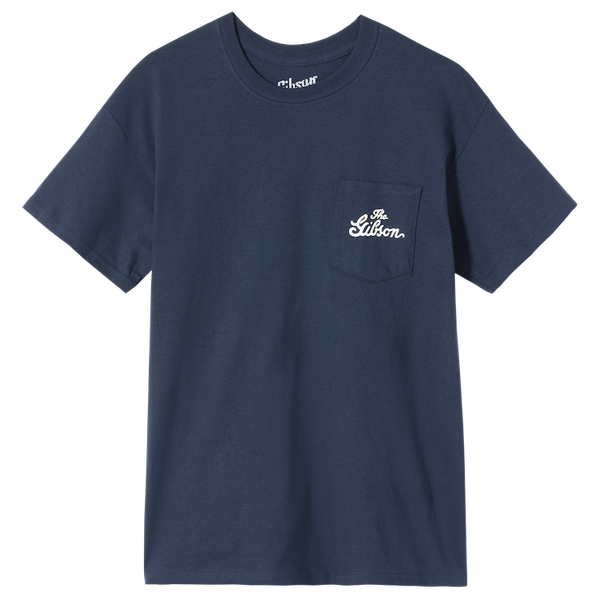 "M" T-shirt premium instrumenten Marineblauw